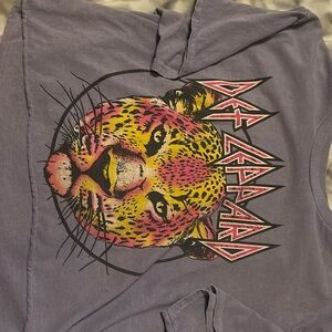 Def Leppard Crop Top